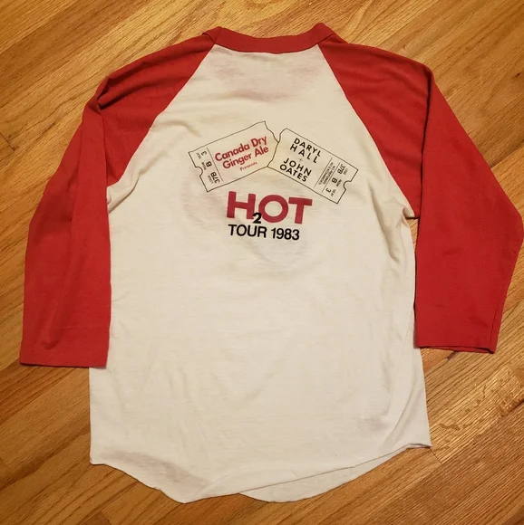 Hall & Oates H2O Tour Raglan Tee - Picture 5 of 8